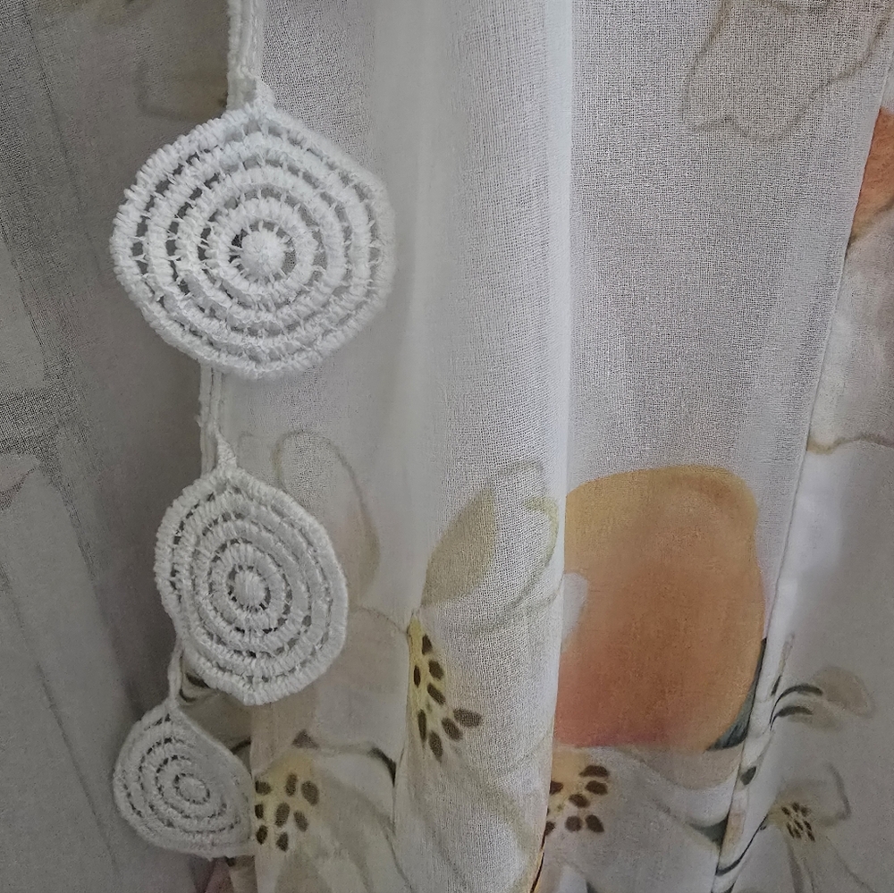 FARM RIO Floral White Dress Xl - Picture 8 of 11